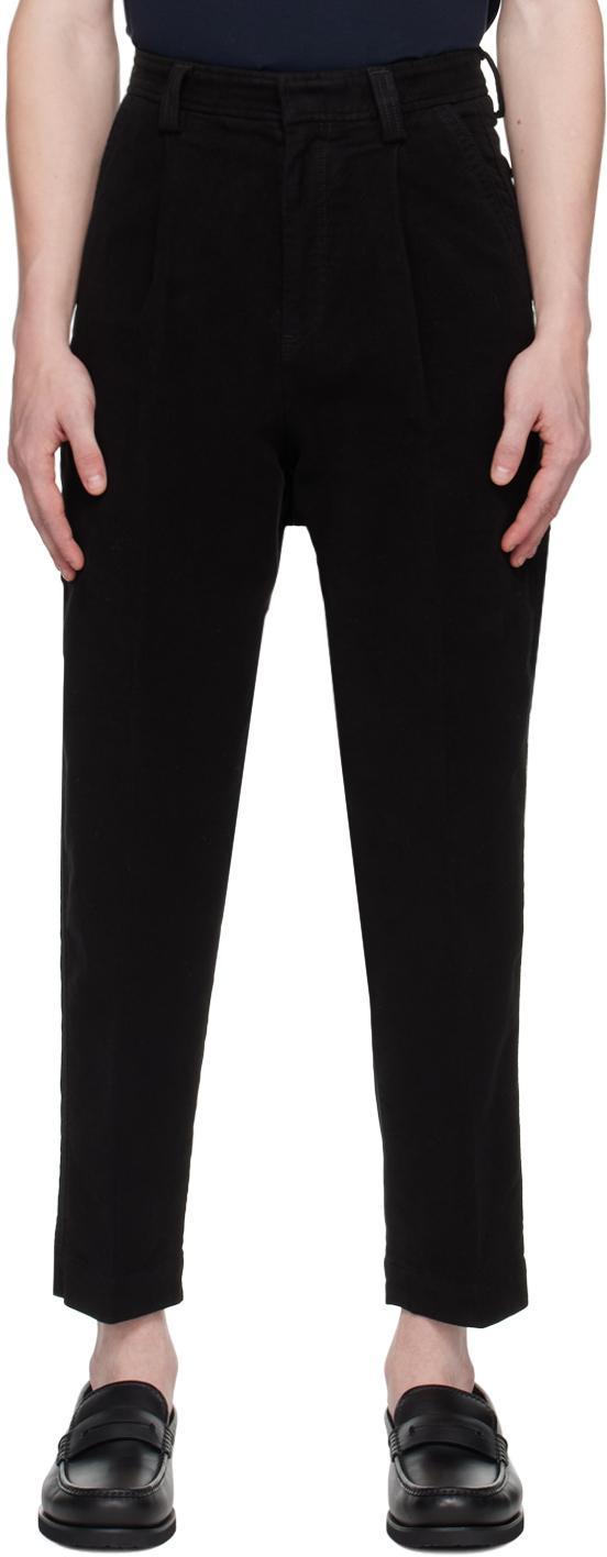 ZEGNA Black Drawstring Cargo Pants In K09 Black Product Image