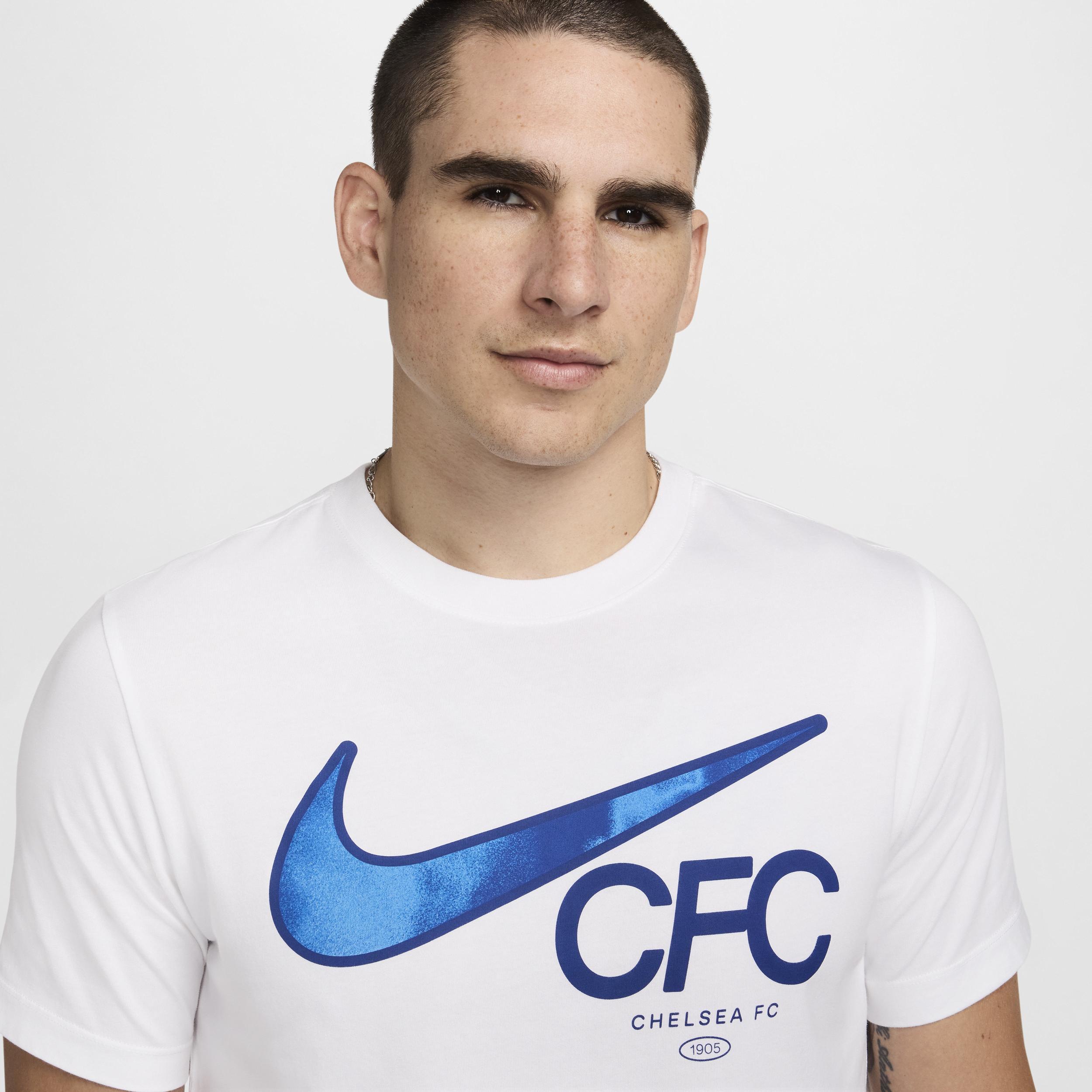 Chelsea FC Swoosh Nike Men's Soccer T-Shirt Product Image