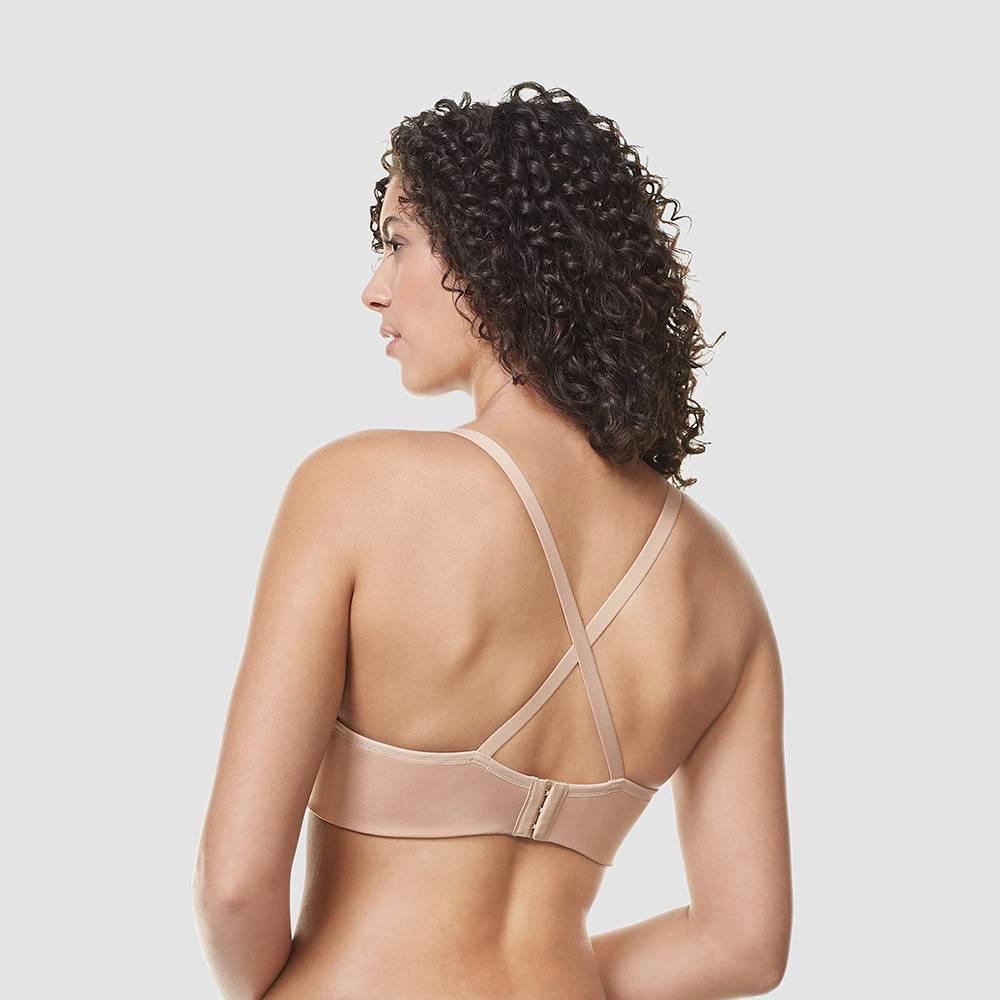 Simply Perfect by Warners Womens Longline Convertible Wirefree Bra - Toasted Almond 38C Product Image