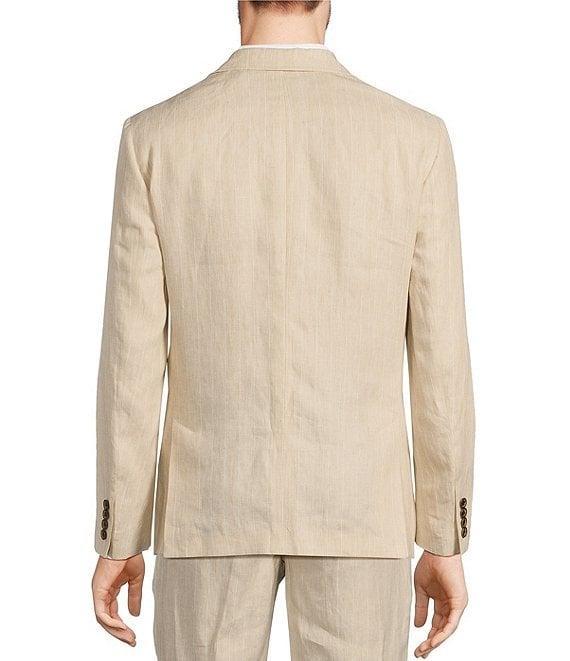 Murano Baird McNutt Linen Slim Fit Stripe Blazer Product Image