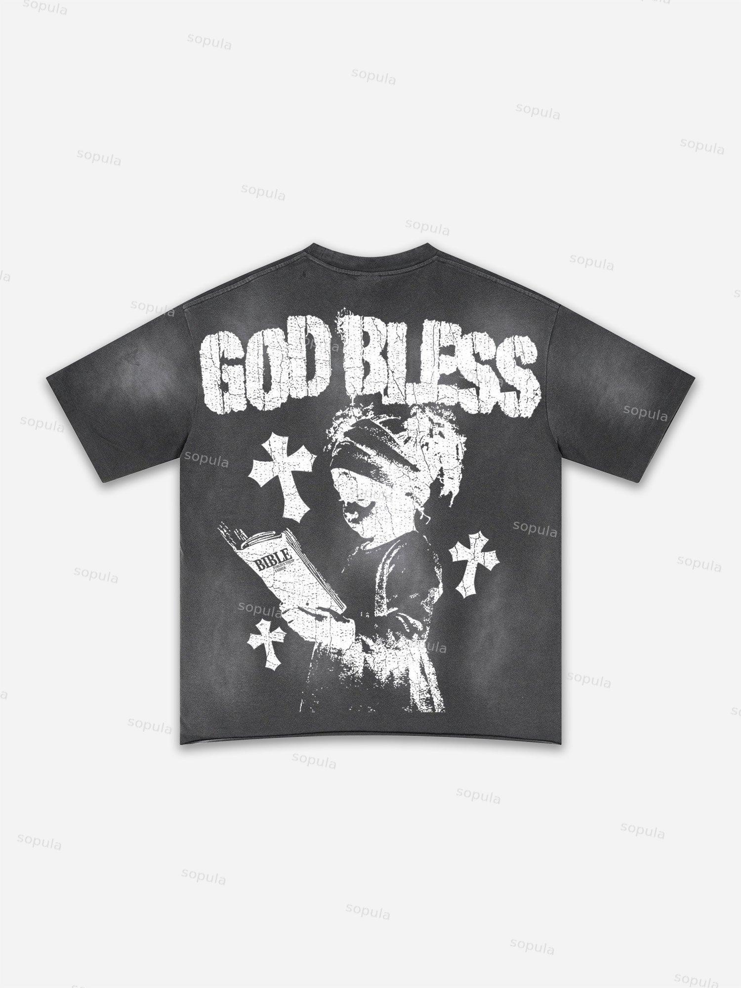 Fly By Choice Graphic Washed T-shirt Product Image