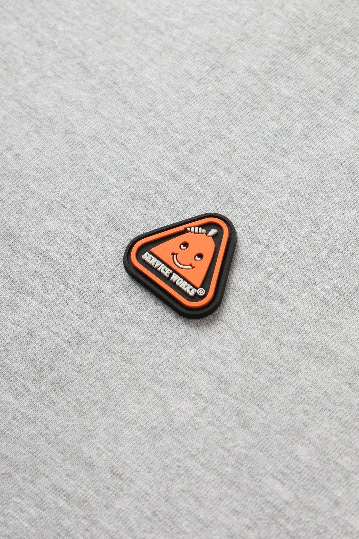 Sticker Tee - Heather Grey Product Image