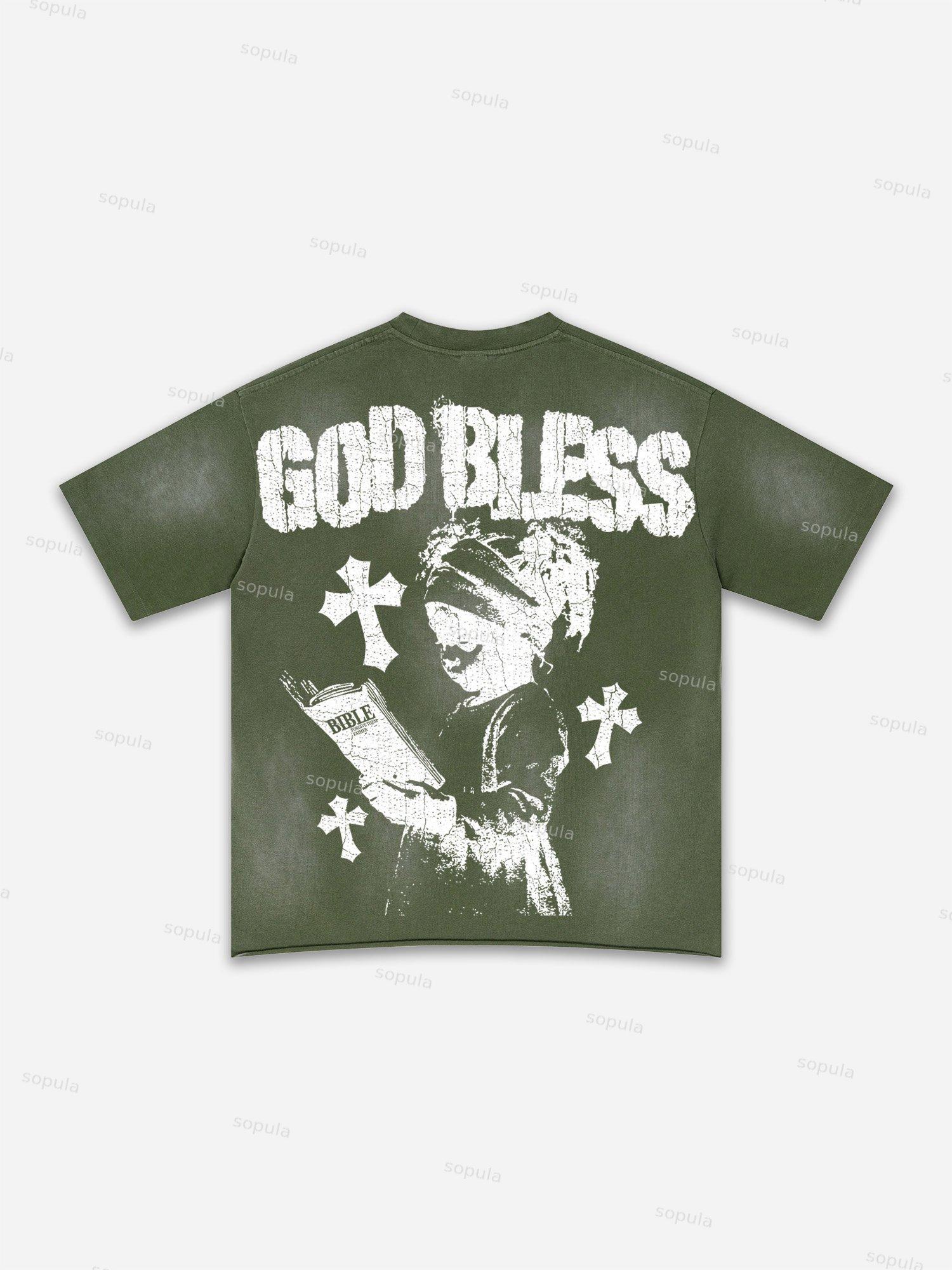 Fly By Choice Graphic Washed T-shirt Product Image