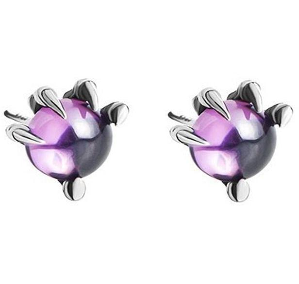 Cabochon Claw Stud Earring Product Image