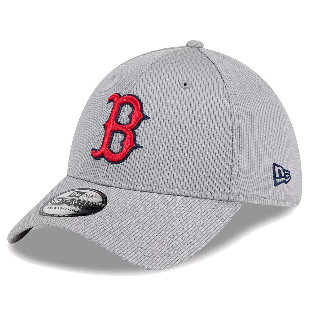 Men's New Era Gray Boston Red Sox Active Pivot 39THIRTY Flex Hat, Size: Small/Medium, Grey Product Image
