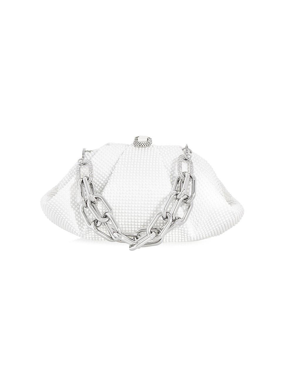 Gemma Pearly Rhinestone Top-Handle Bag Product Image