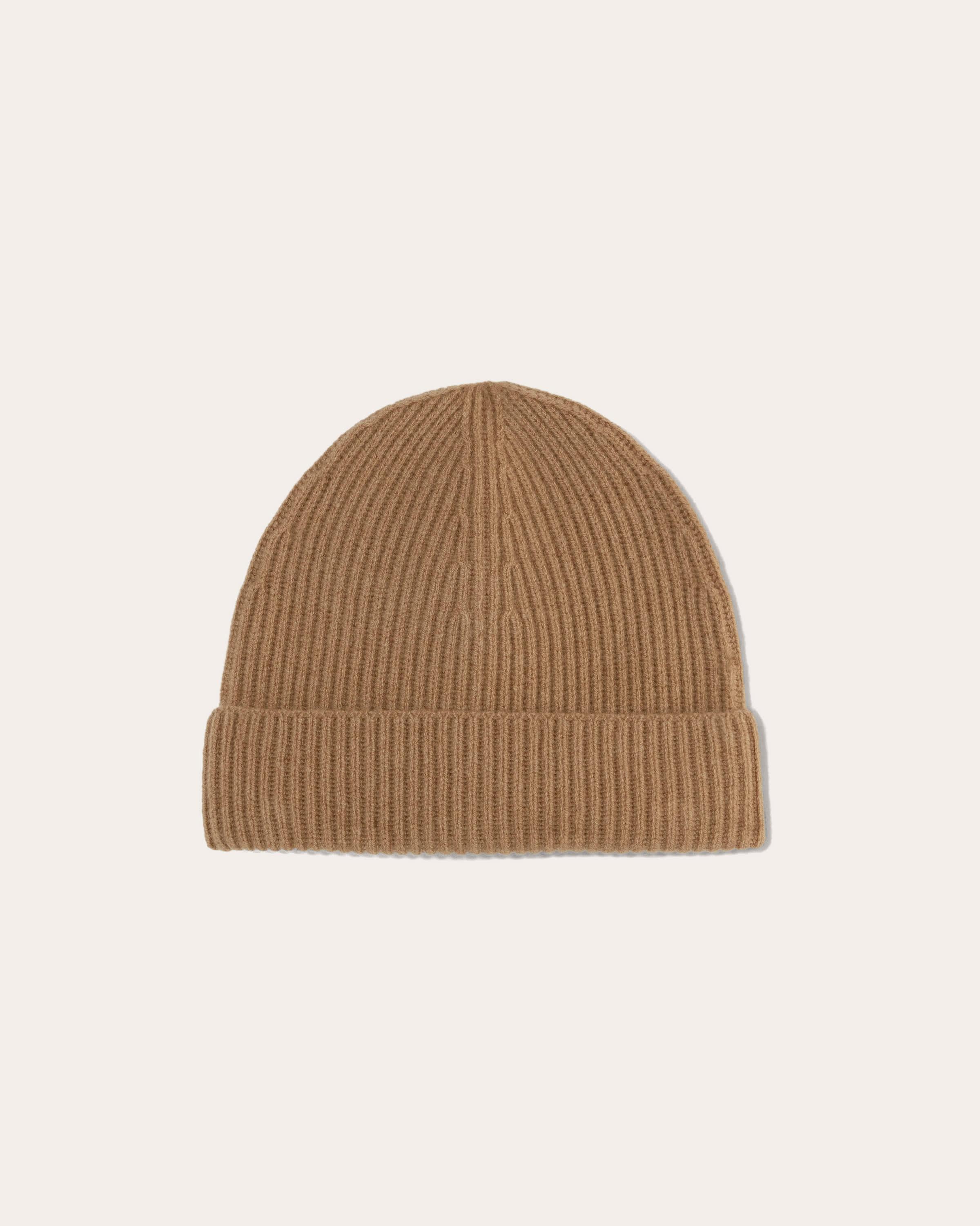 The Cashmere Ribbed Beanie Product Image