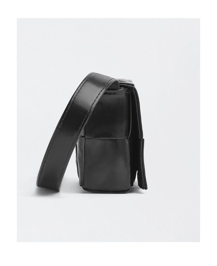 BOTTEGA VENETA Mini Cassette Shoulder Bag In Black Product Image