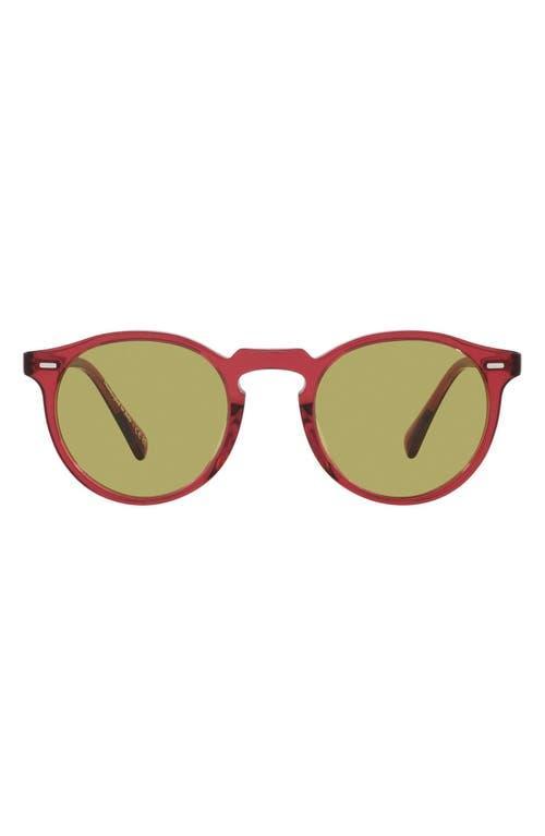 Womens 47MM Acetate Round Sunglasses Product Image