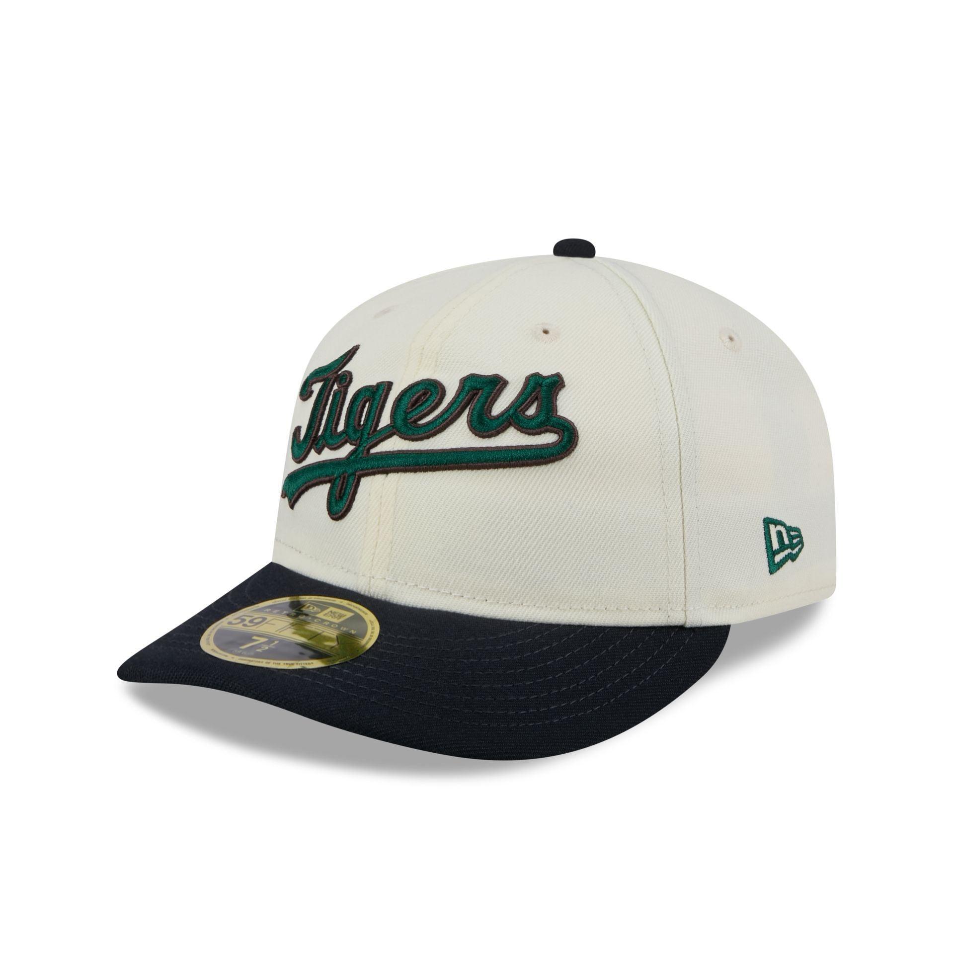 Detroit Tigers Forest Visor Retro Crown 59FIFTY Fitted Hat Male Product Image