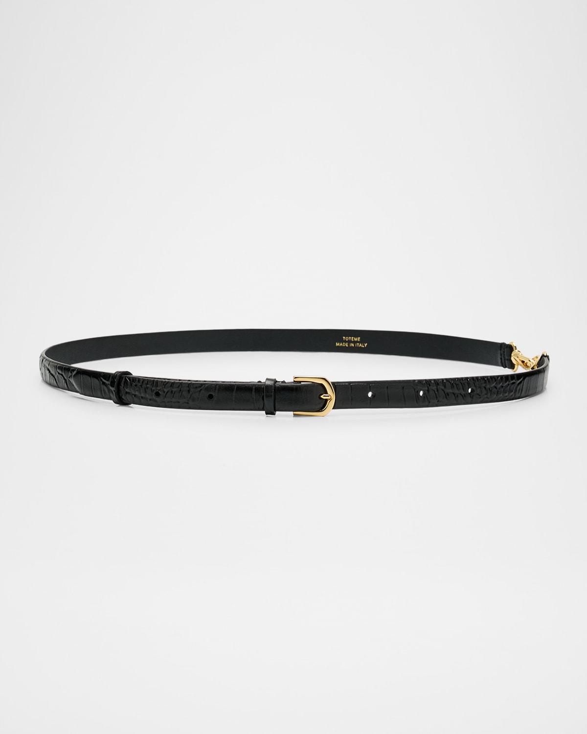 Double Clasp Leather Belt Product Image