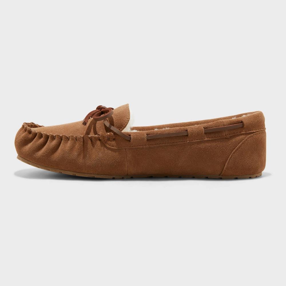 Womens Bria Moccasin Slippers - Auden Chestnut 11 Product Image