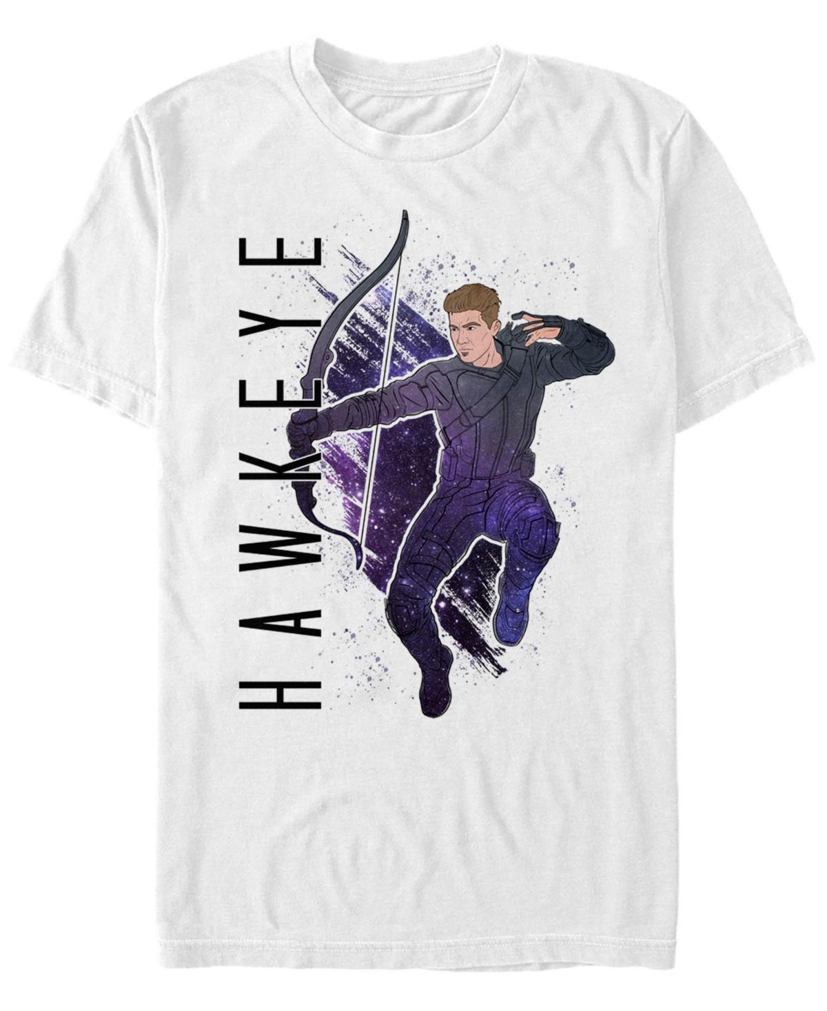 Men's Avengers Hawkeye Painted Tee, Size: Small, White Product Image