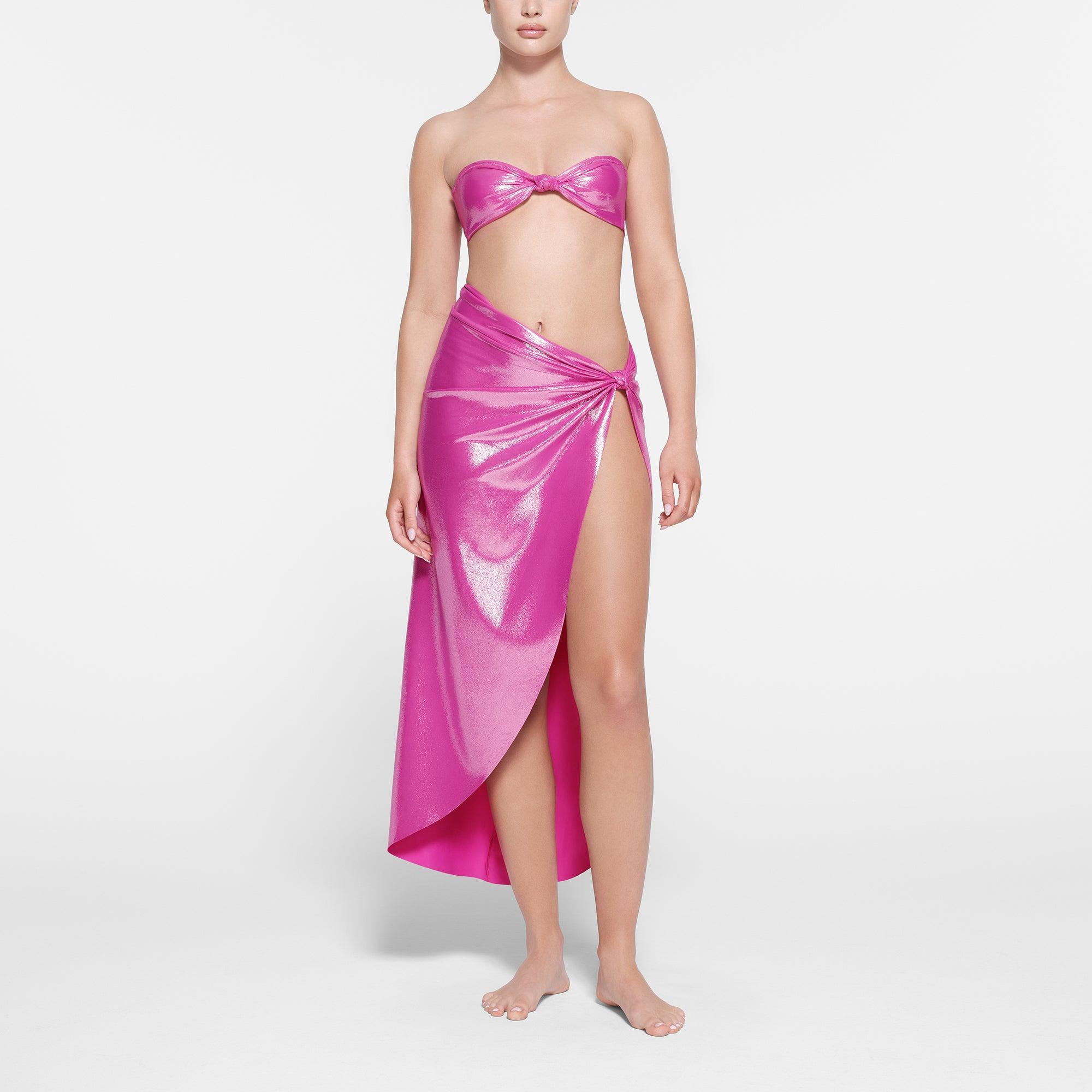 LIQUID SHINE SWIM SARONG SKIRT | LOLLIPOP Product Image