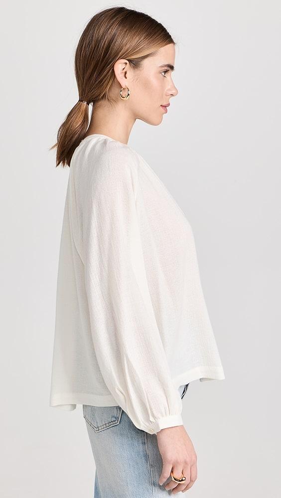 Jenni Kayne Long Sleeve Willow Blouse | Shopbop Product Image