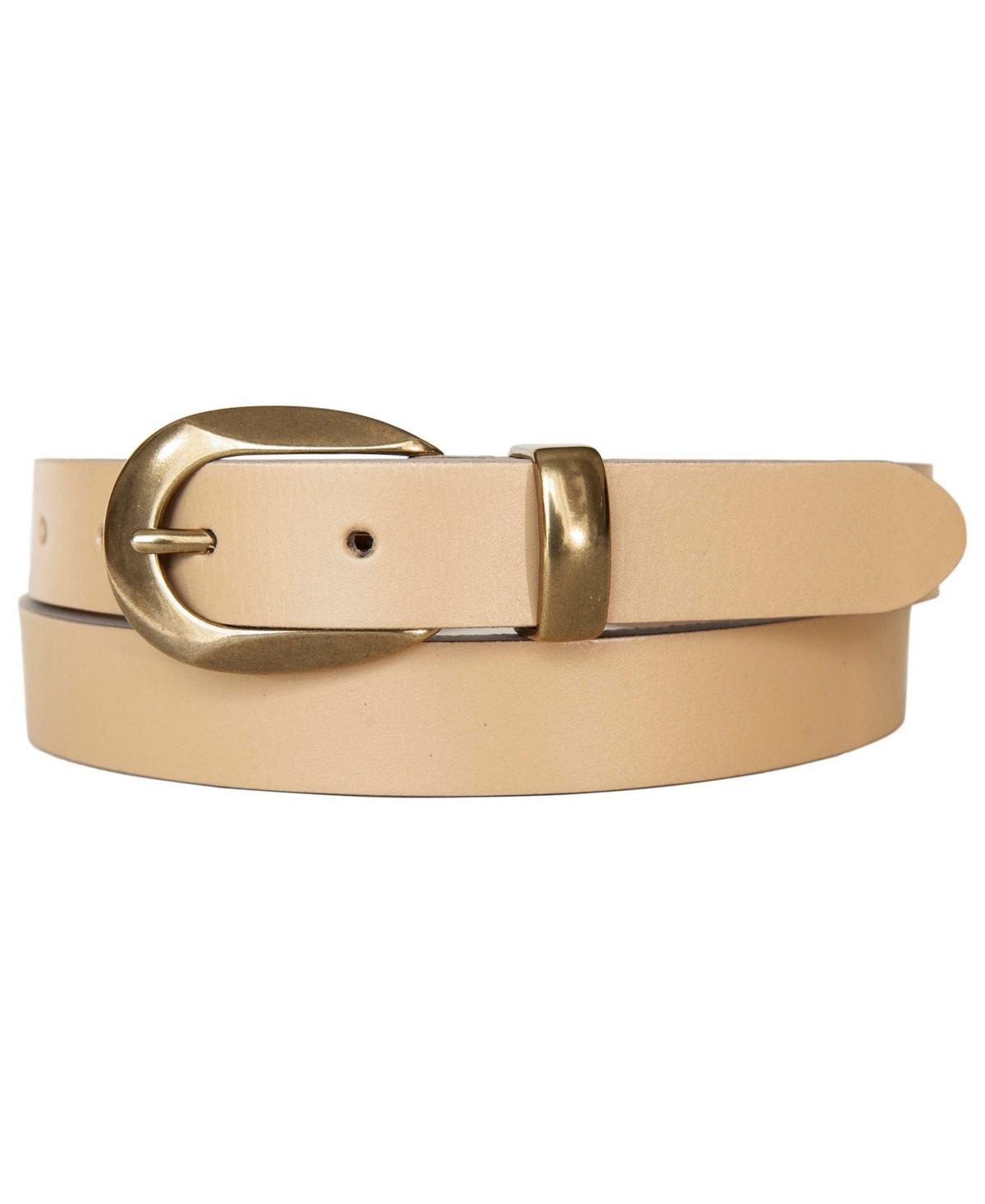 Lucky Brand Womens Metal Loop Leather Pant Belt Product Image