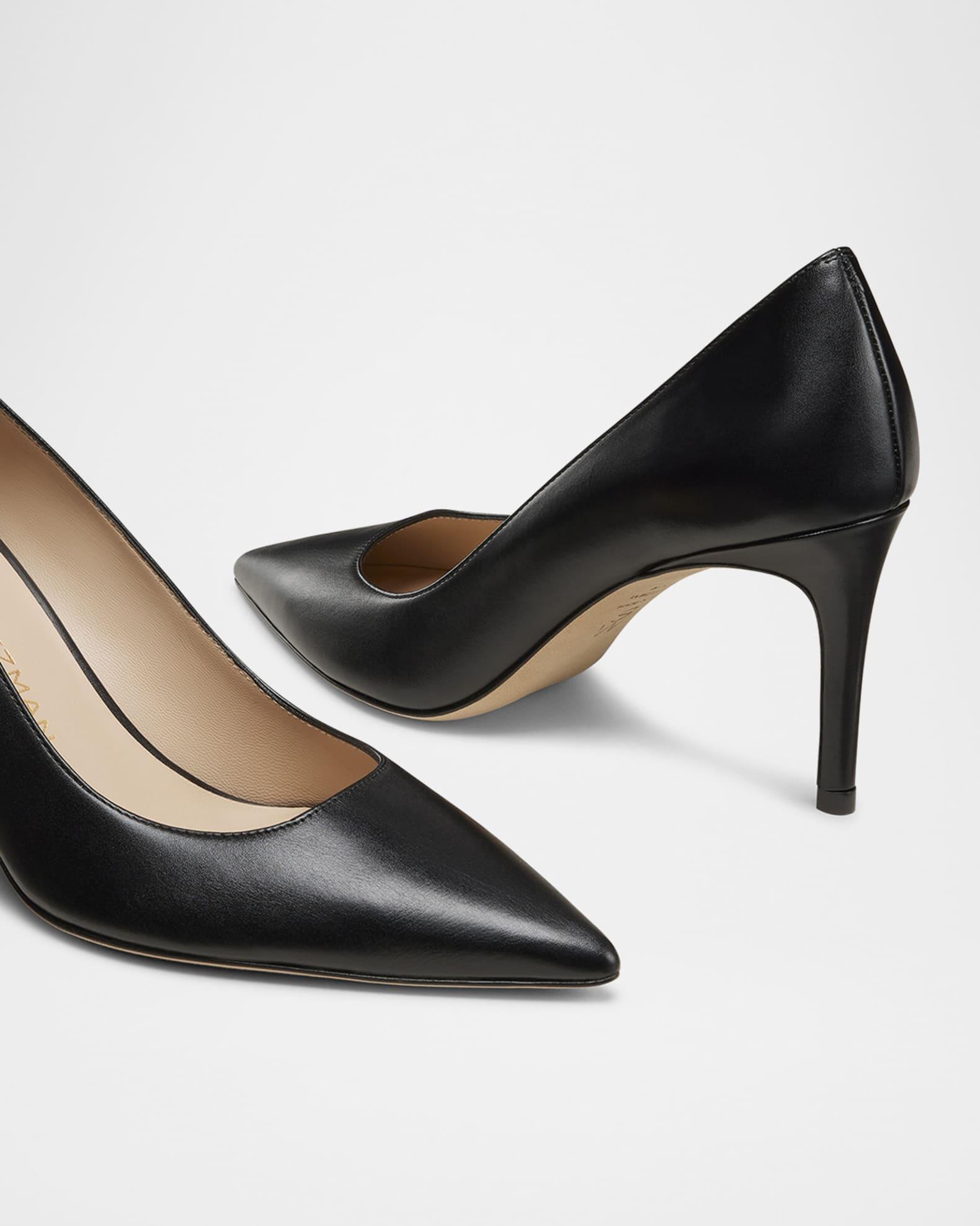 Stuart Leather Stiletto Pumps Product Image