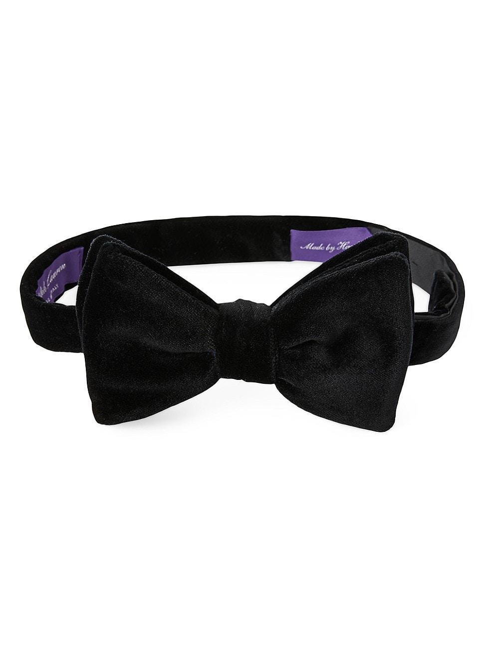 Mens Pre-Tied Velvet Bow Tie Product Image