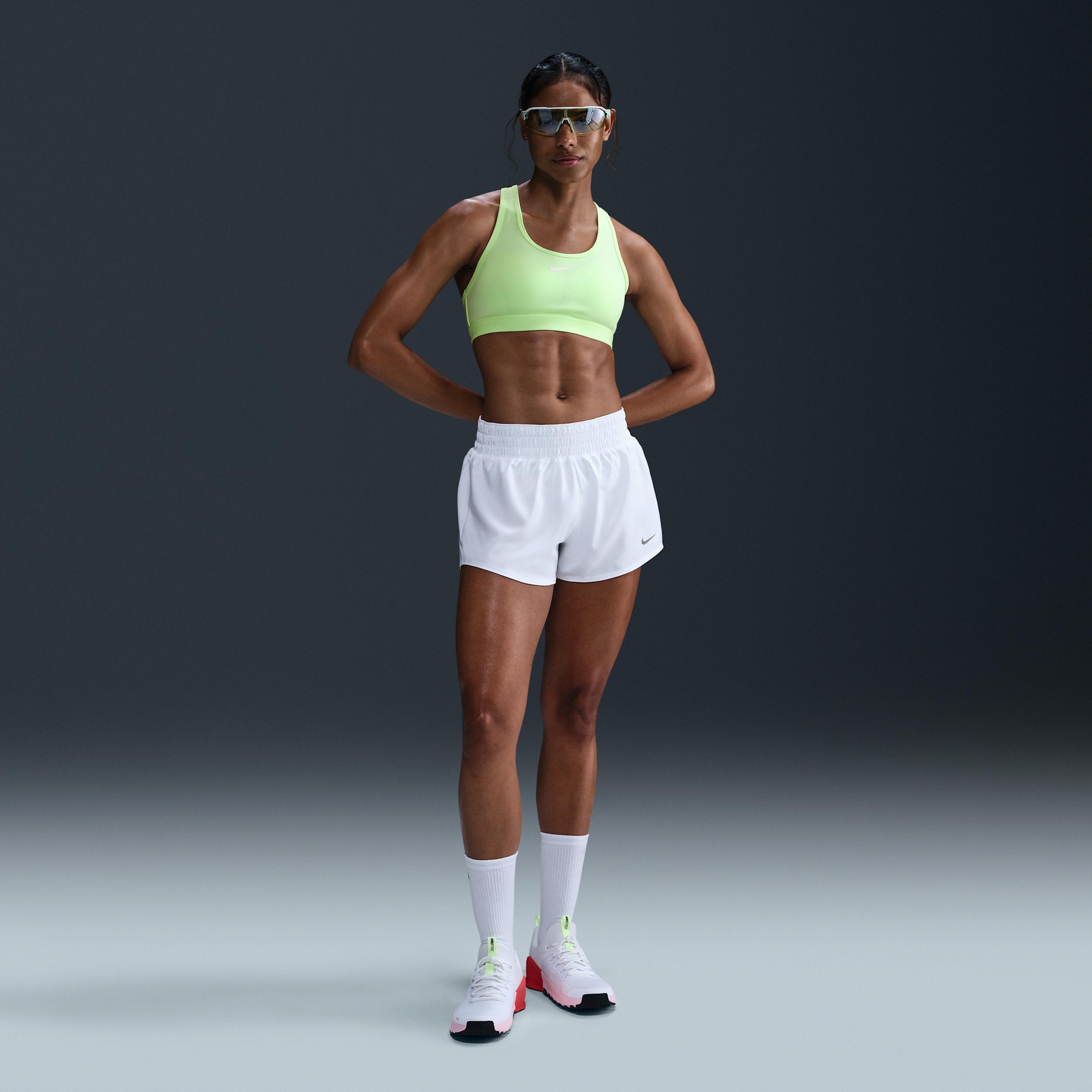 Nike Womens Swoosh Medium Support Padded Sports Bra | DX6821-701 Product Image