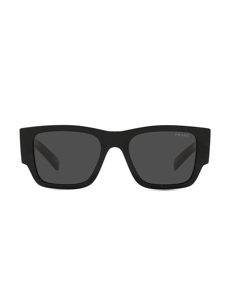 Prada Mens 54mm Rectangle Sunglasses Product Image