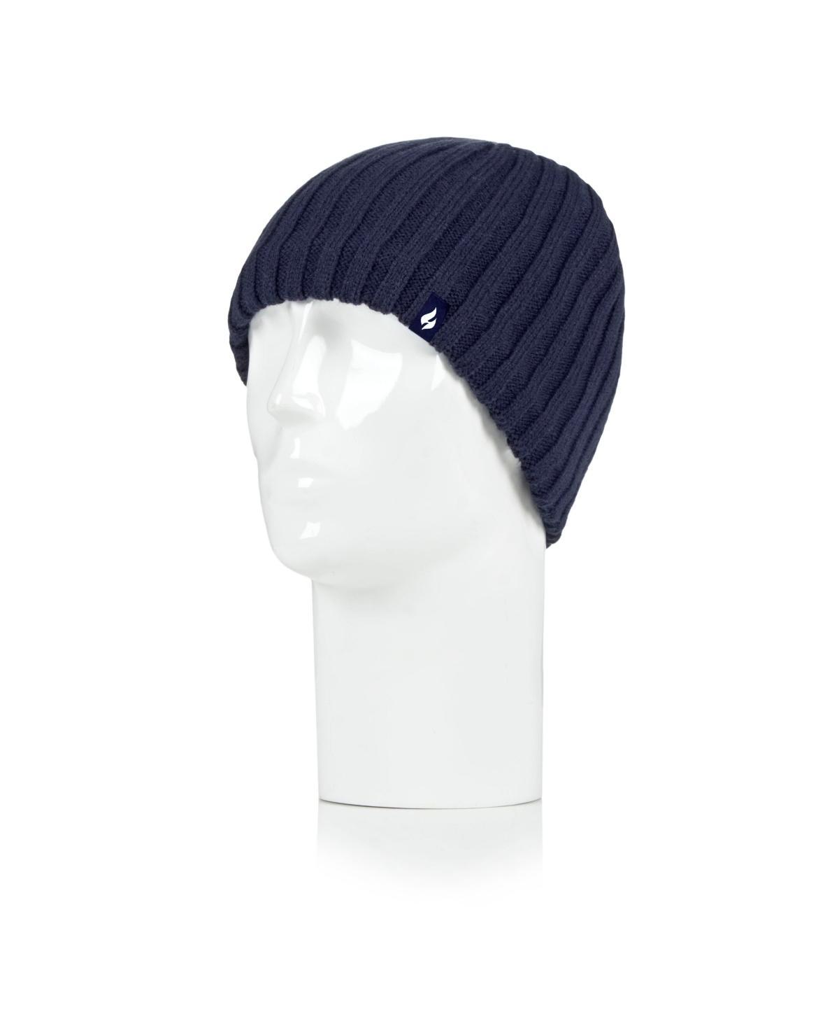 Mens Heat Holders Heatweaver Lined Ribbed Knit Beanie Product Image