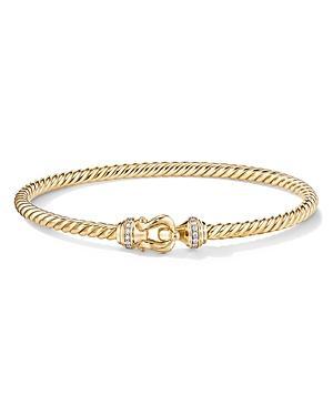 Womens Buckle Bracelet in 18K Yellow Gold Product Image