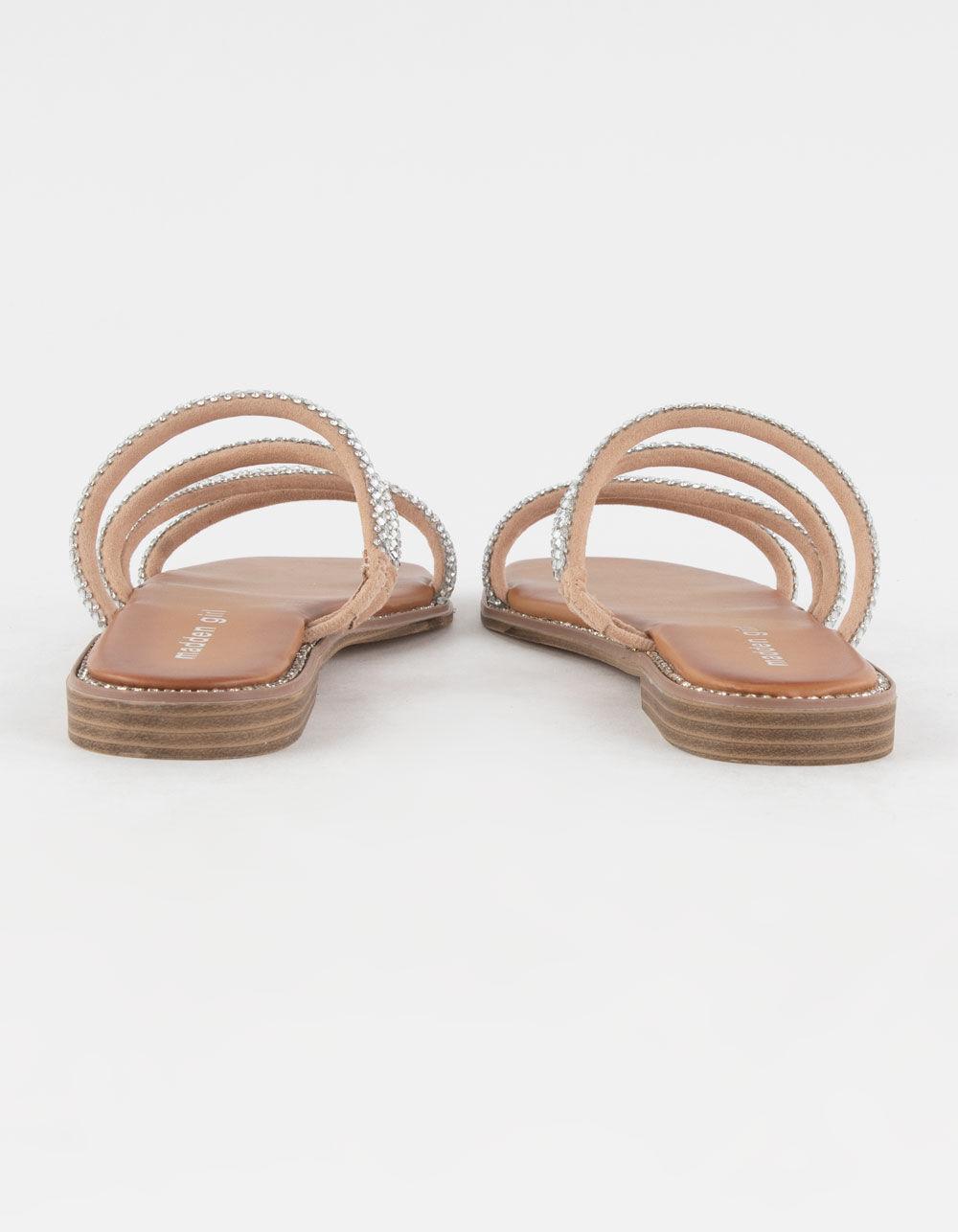 MADDEN GIRL Posh Womens Strappy Flat Sandals Product Image