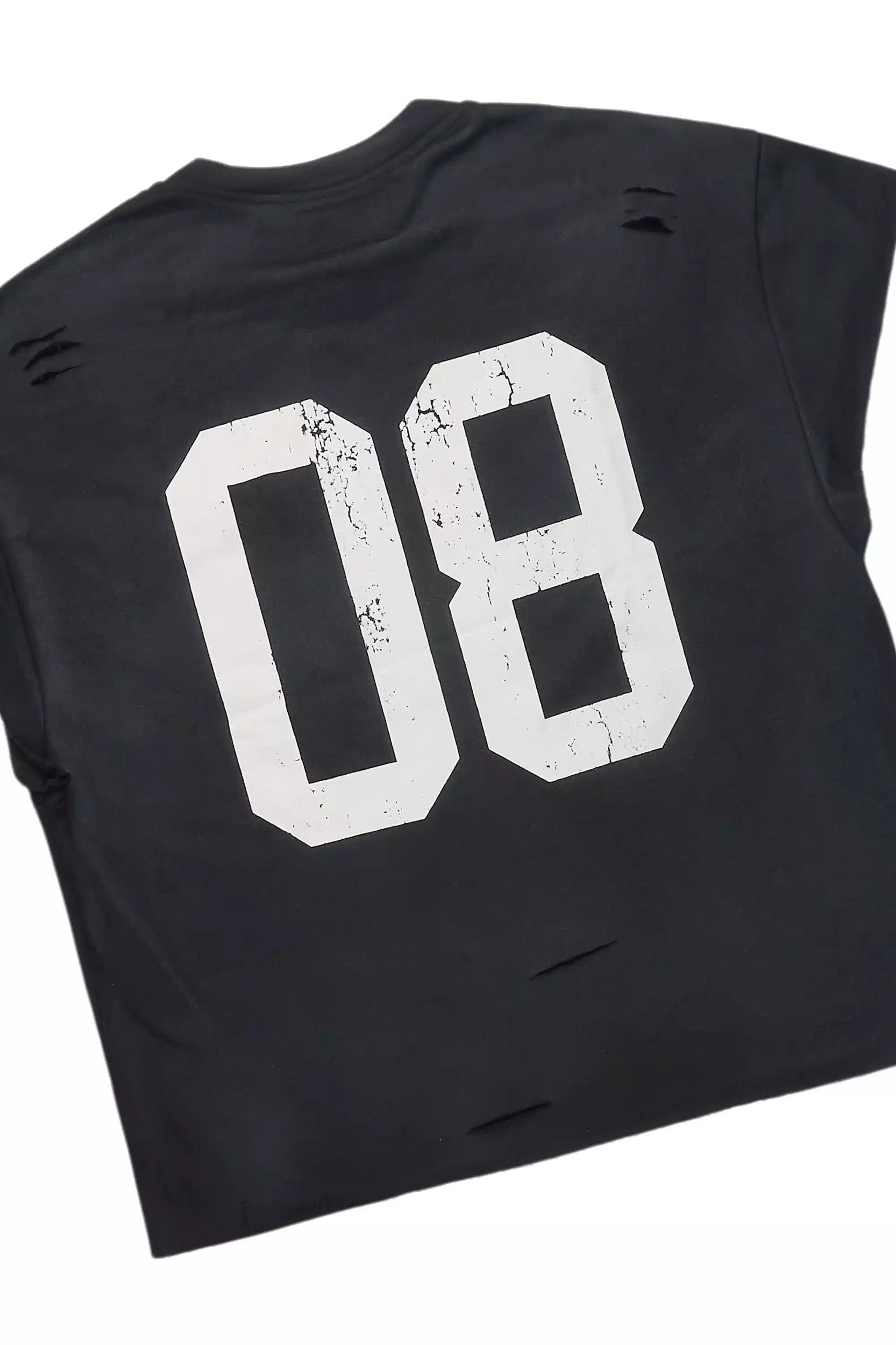 Uppercut Black T-Shirt/Short Set Male Product Image