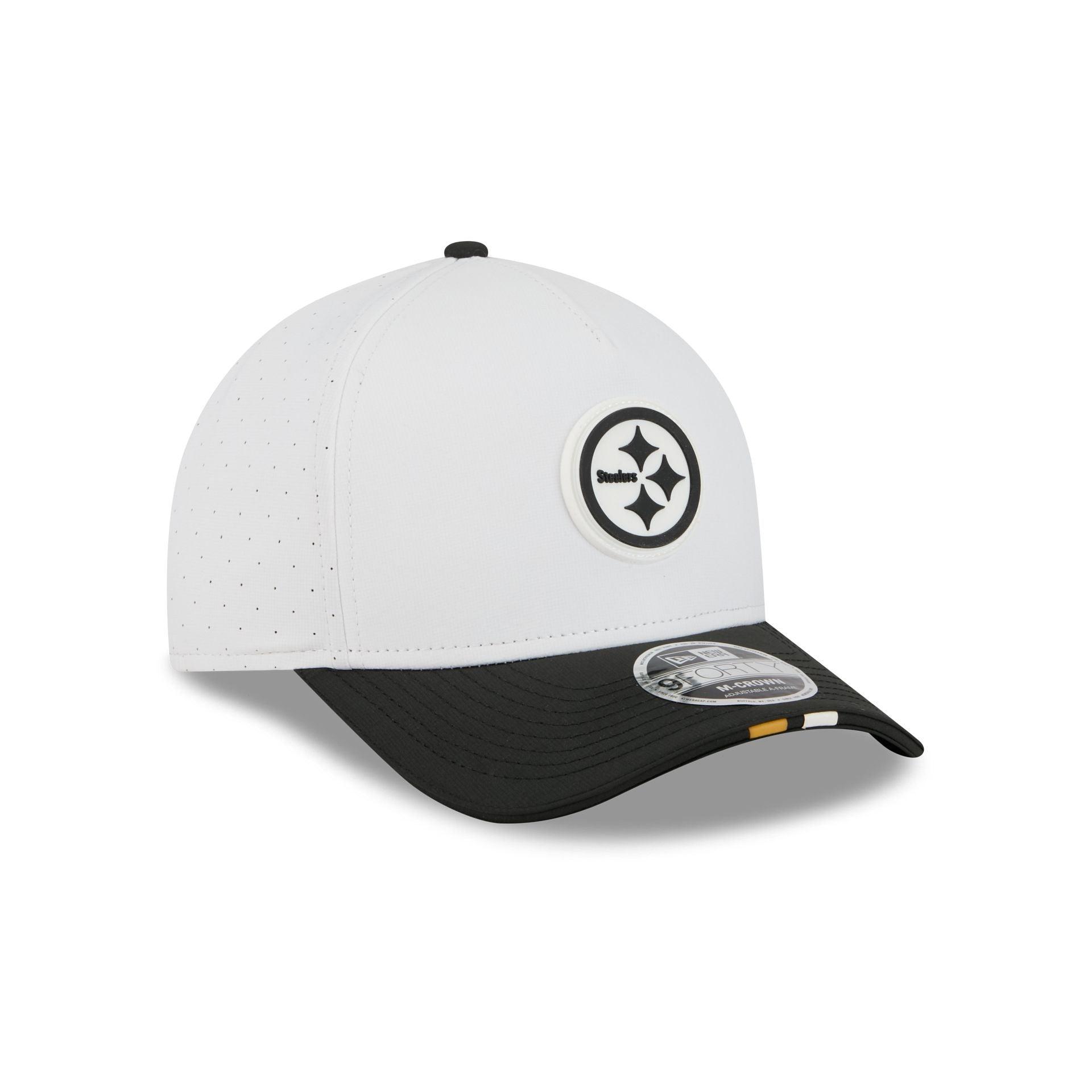 Pittsburgh Steelers 2025 Training 9FORTY M-Crown A-Frame Snapback Hat Male Product Image