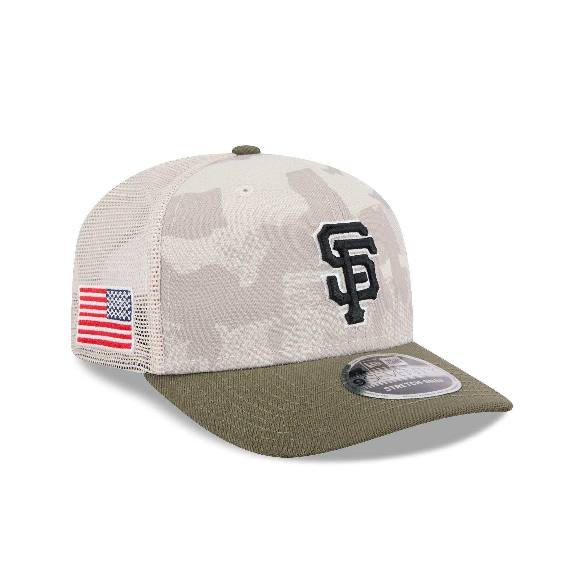 San Francisco Giants Armed Forces Day 2025 9SEVENTY Trucker Hat Male Product Image