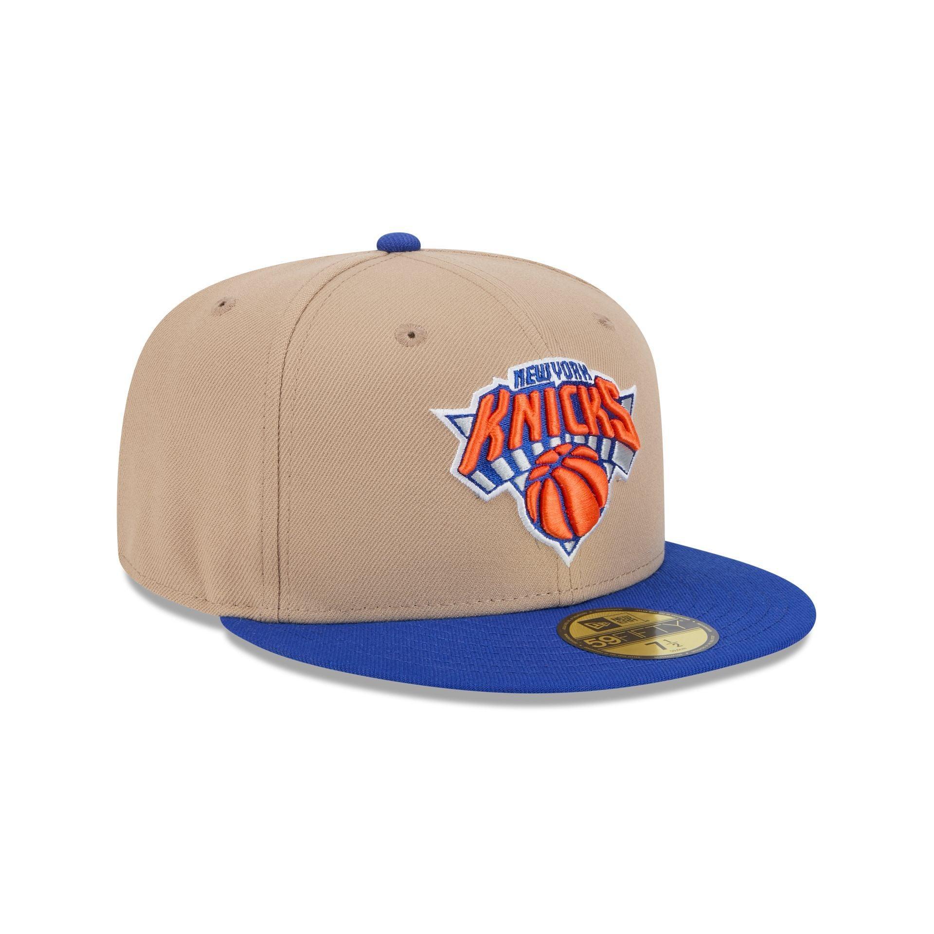 New York Knicks Camel 59FIFTY Fitted Hat Male Product Image