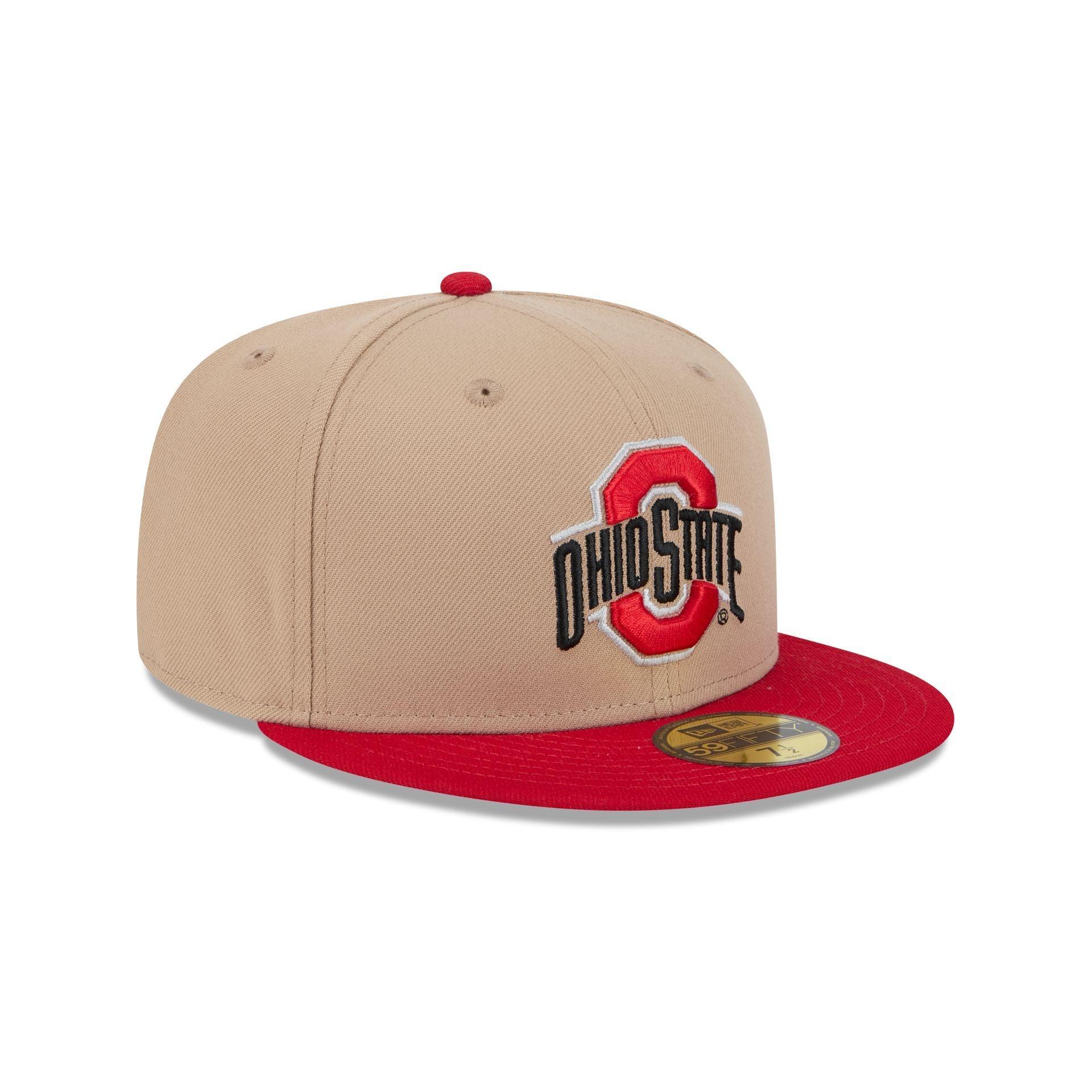 Ohio State Buckeyes Camel 59FIFTY Fitted Hat Male Product Image