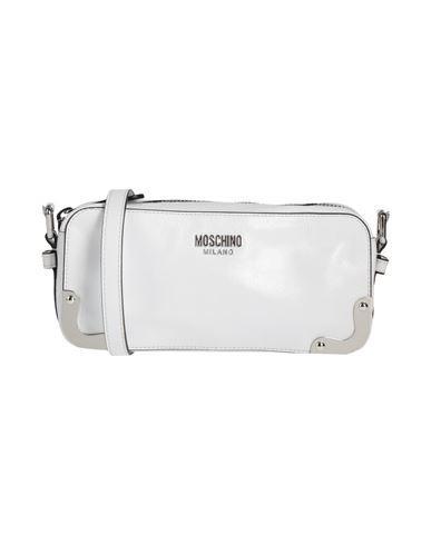 MOSCHINO Logo-lettering Cross Body Bag In White Product Image