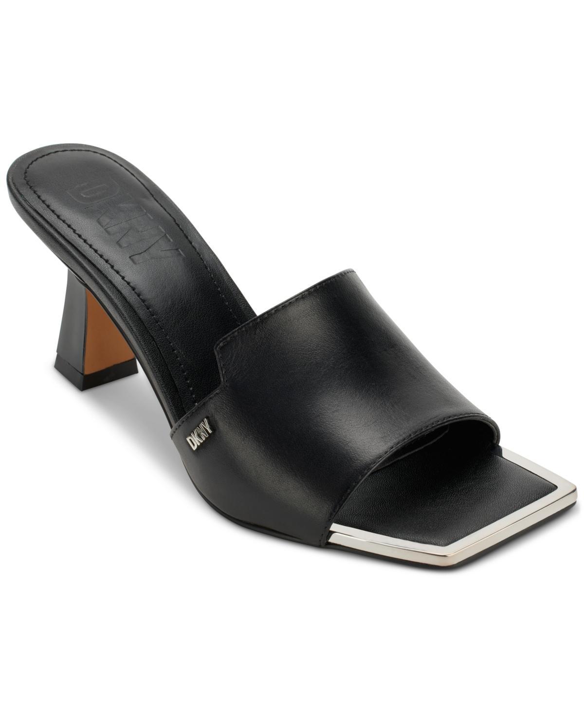 Dkny Womens Kailyn Square Toe Slide Sandals Product Image