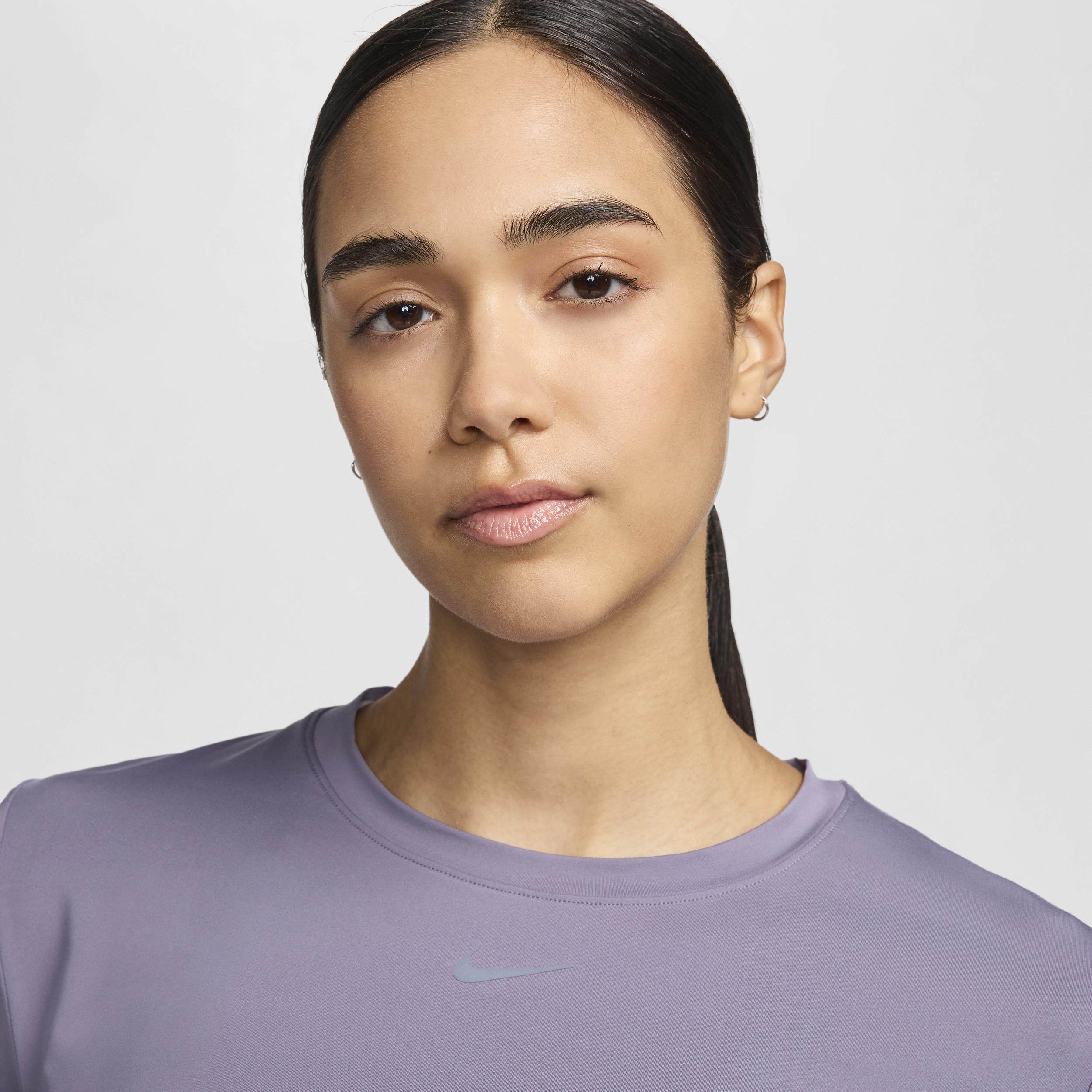 Nike Women's One Classic Dri-FIT Short-Sleeve Cropped Top Product Image