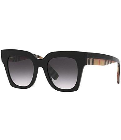 Burberry Womens BE4364 Kitty 49mm Square Sunglasses Product Image