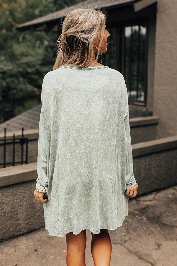 Fierce Vintage Long-Sleeve Graphic T-Shirt Dress Product Image