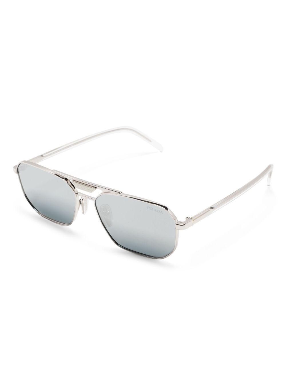 pilot-frame double-bridge sunglasses Product Image