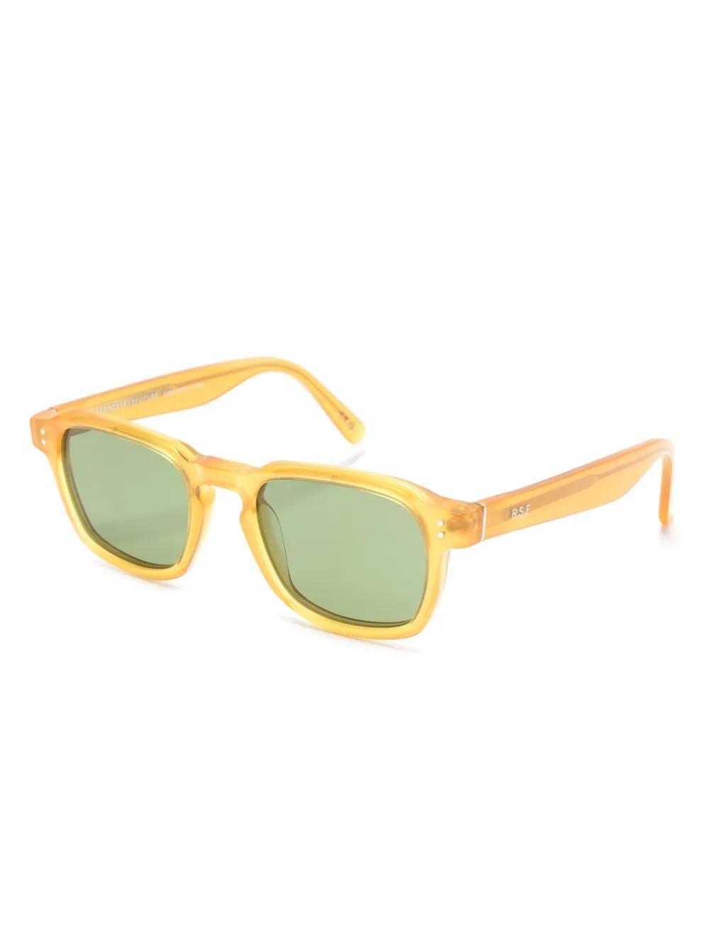 RETROSUPERFUTURE Luce Square-frame Sunglasses In Yellow Product Image