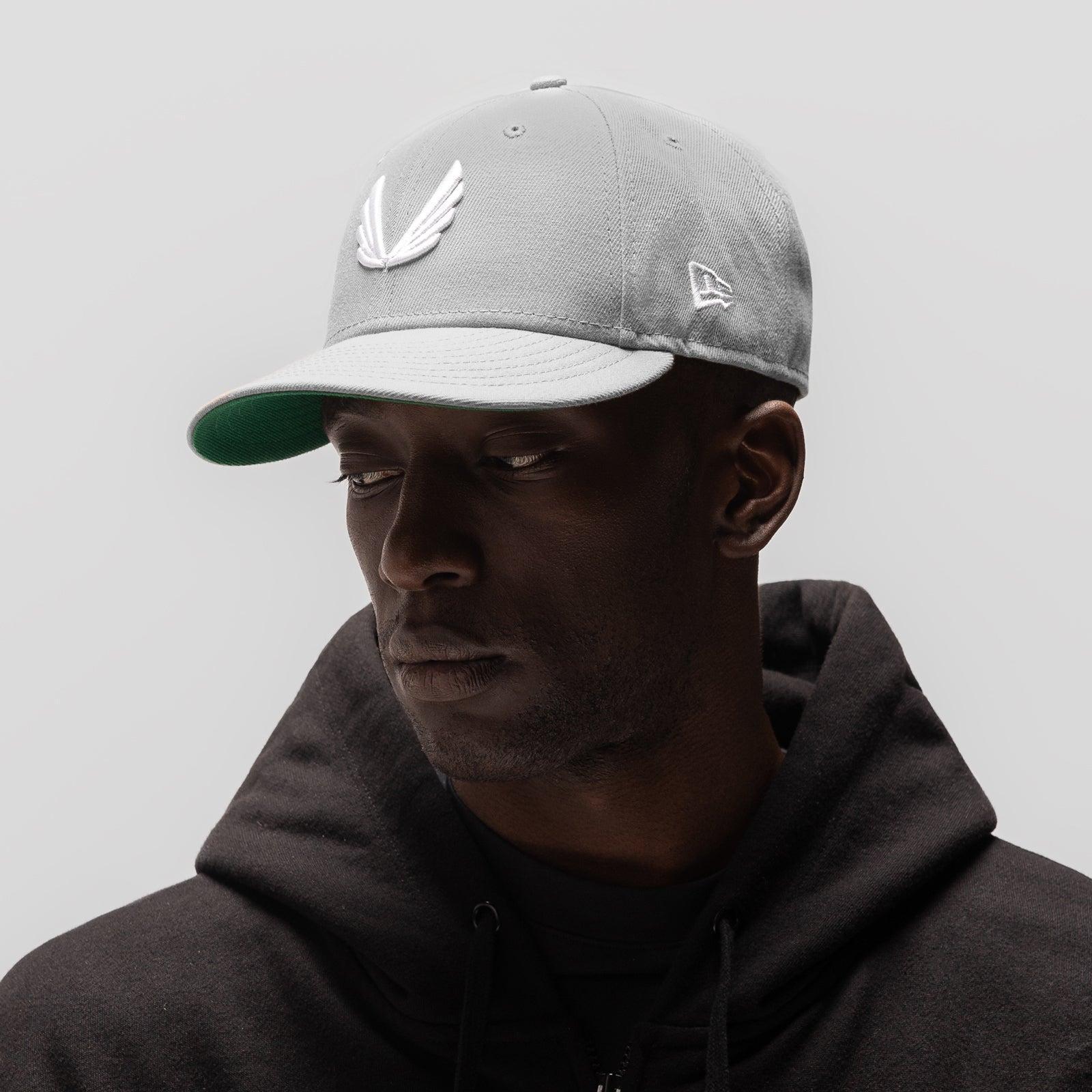 New Era® 59Fifty® Low Profile Hat - Grey/White "Wings" Product Image