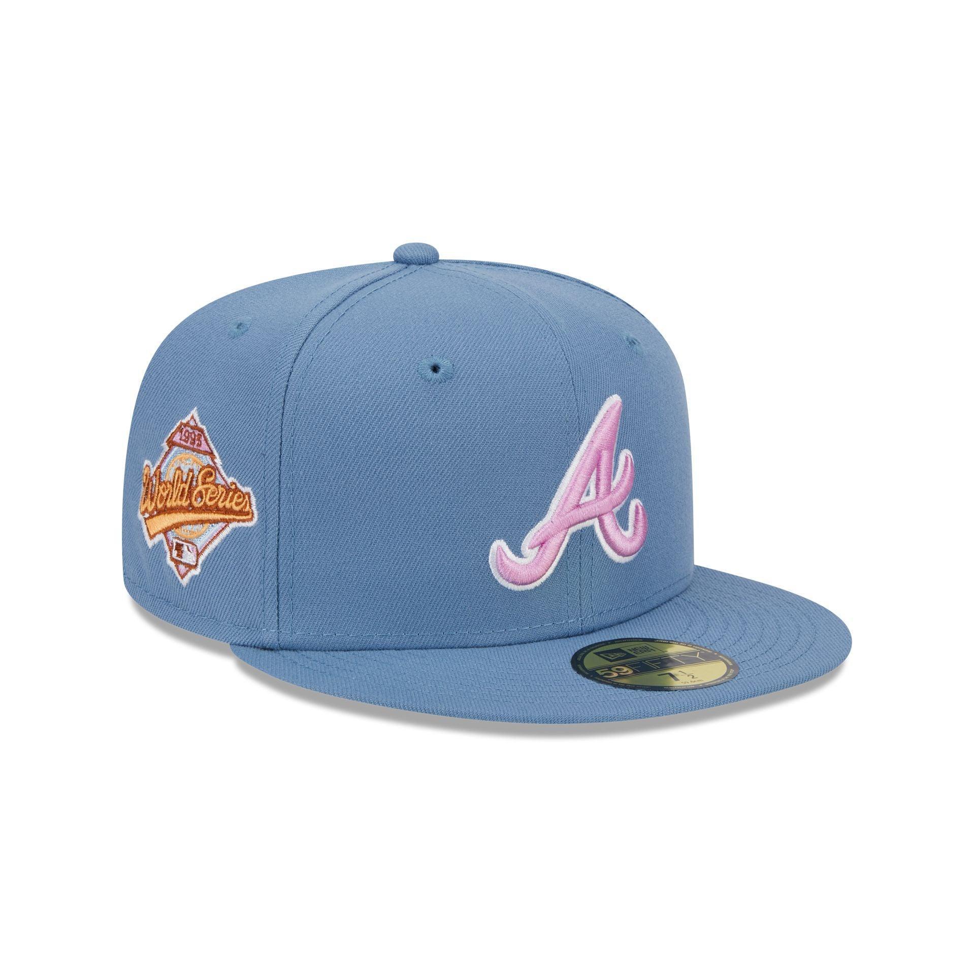 Atlanta Braves Color Pack Faded Blue 59FIFTY Fitted Hat Male Product Image