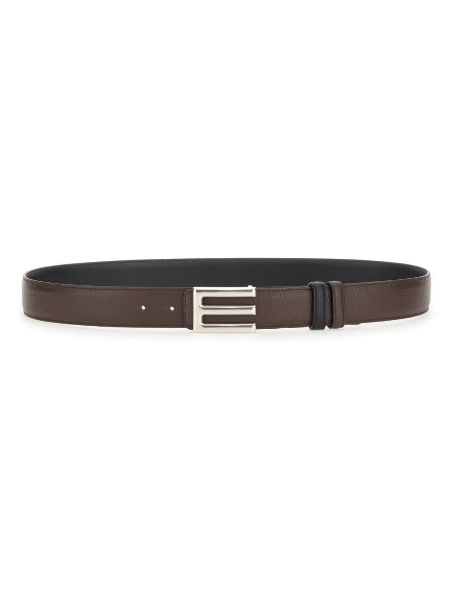 ETRO Reversible Belt In Black Product Image