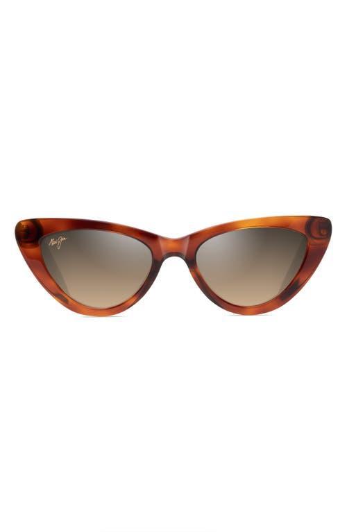 Maui Jim Womens Lychee 52mm Cat Eye Polarized Sunglasses Product Image