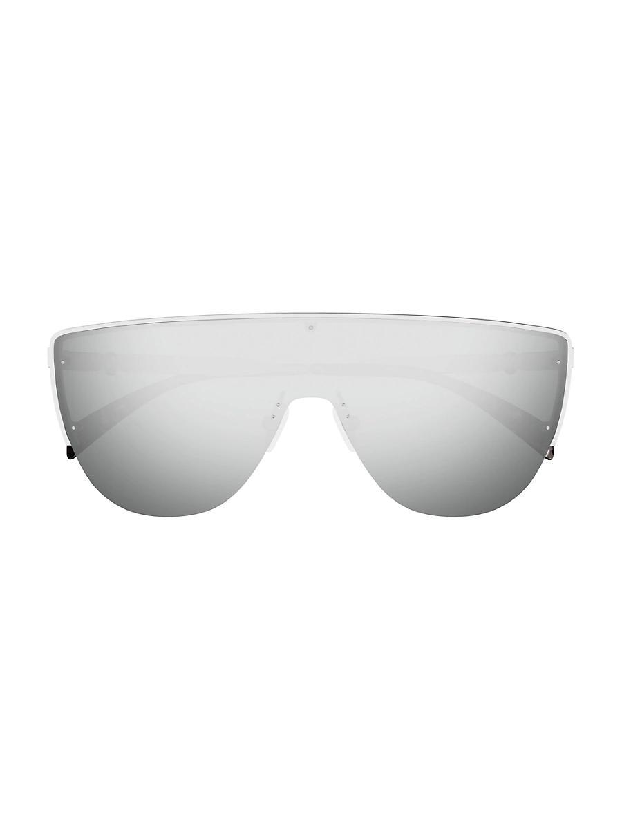 Men's Skull Metal Shield Sunglasses Product Image