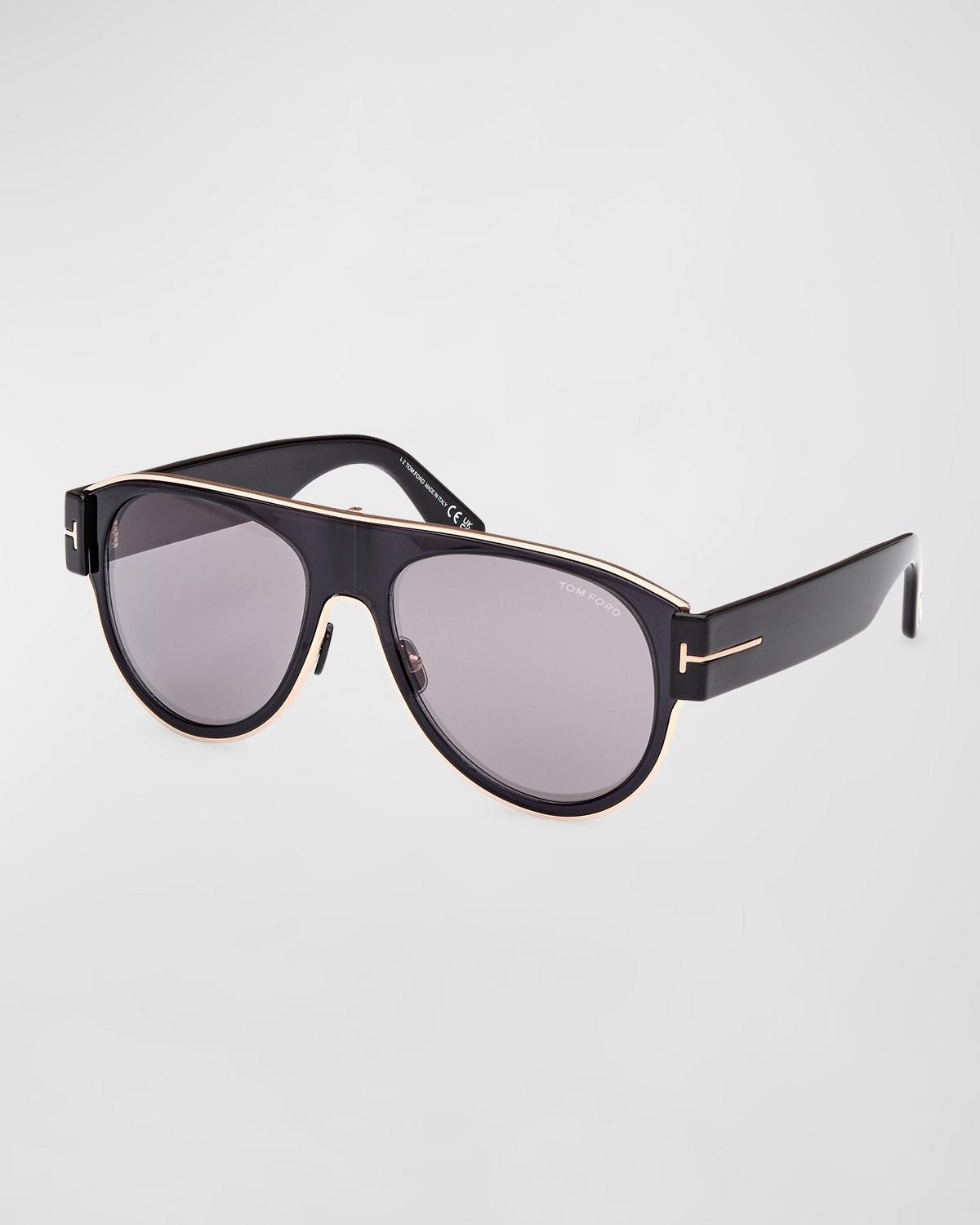 Mens Lyle Acetate Aviator Sunglasses Product Image