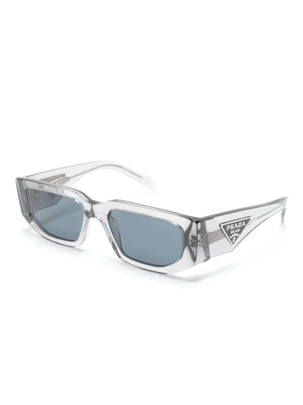 PRADA Rectangle-frame Sunglasses In Grey Product Image