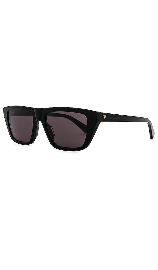 BOTTEGA VENETA Square-frame Acetate Sunglasses In Black Product Image