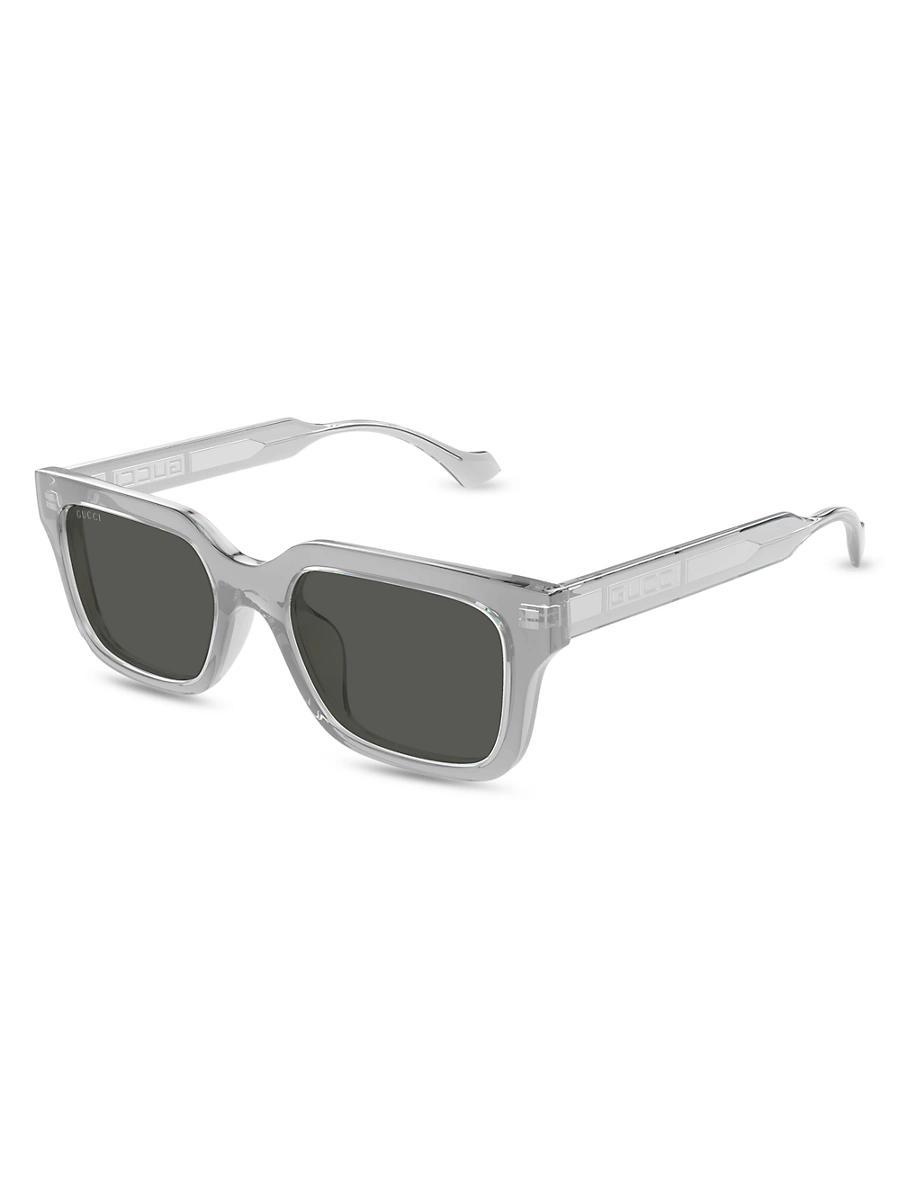 Mens Rectangle Acetate Sunglasses Product Image