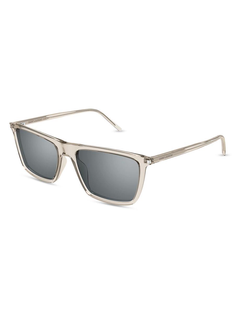 Mens Rectangle Acetate Sunglasses Product Image