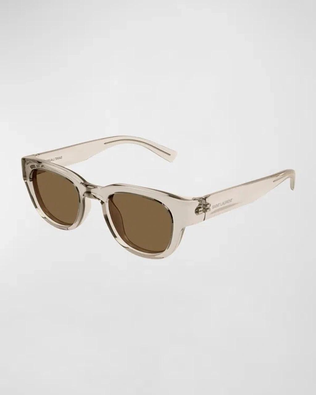 PRADA Rectangular Sunglasses, 54mm In White/gray Solid Product Image